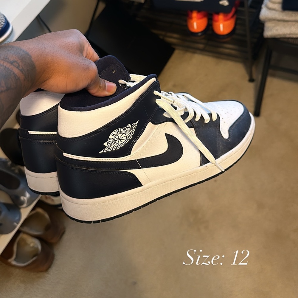 Men’s Air Jordan 1 Mid 'Obsidian’